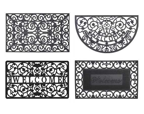 Rubber Wrought Iron Doormat